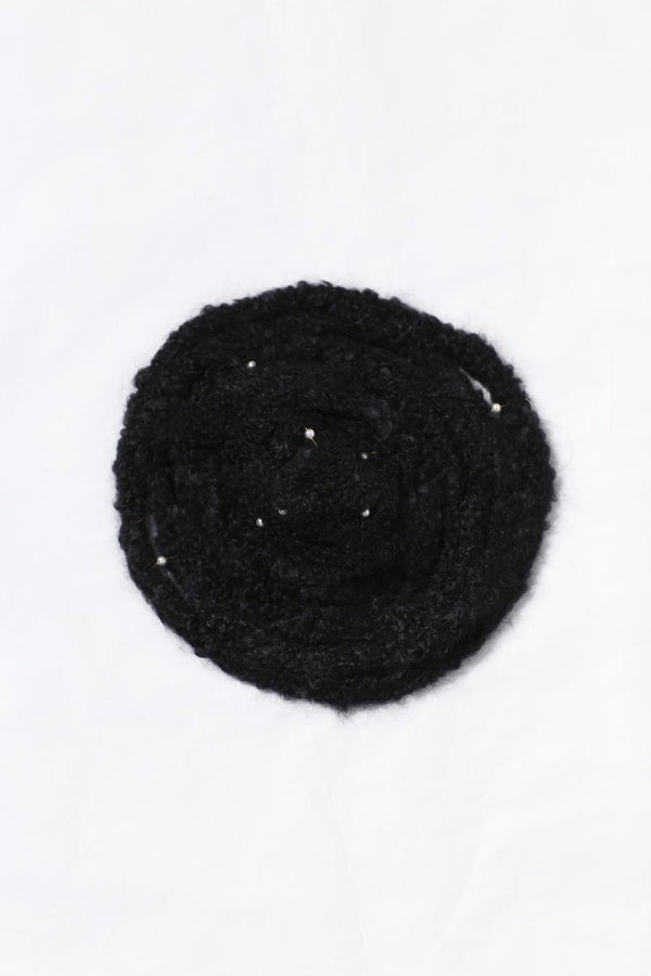 RUI crochet beanie RAW22AC01 Onyx black